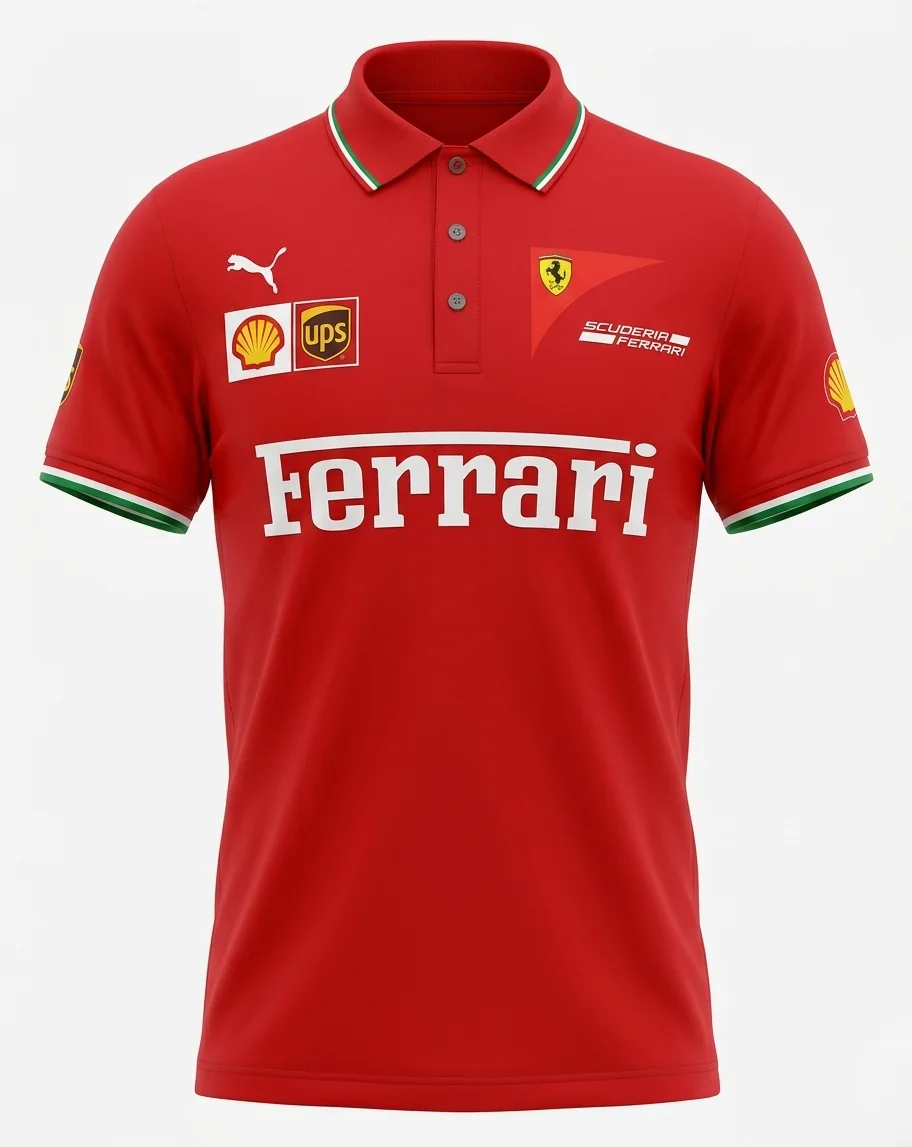 Playera Ferrari Italian Red